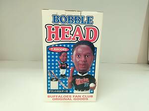 * unused Osaka close iron Buffaloes tough .* rose out . hand Bob ru head BOBBLE HEAD figure ticket holder attaching Professional Baseball goods 