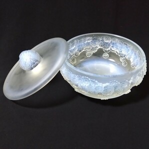 ルネ ラリック R LALIQUE PRIMEVERES キャンディボックス ボンボニエール   小物入れ 桜草文 オパルセントの画像1