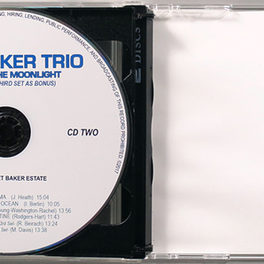 (2CD) Chet Baker Trio 『Live From The Moonlight』 輸入盤 CBE3842 チェット・ベイカー ライヴ・フロム・ザ・ムーンライトの画像4