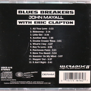 (GOLD CD) John Mayall With Eric Clapton 『Blues Breakers』 輸入盤 UDCD 616 MFSL (Mobile Fidelity Sound Lab)の画像2