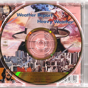 (GOLD CD) Weather Report 『Heavy Weather』国内盤 SRCS 7483 Sony Records ヘヴィー・ウェザー ウェザー・リポートの画像2