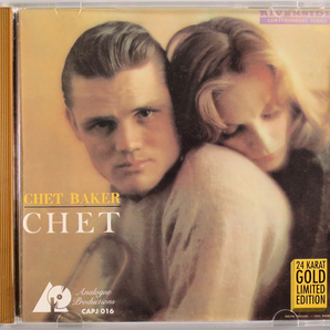 (GOLD CD) Chet Baker 『Chet』 輸入盤 CAPJ 016 Analogue Productions チェット・ベイカー / Bill Evans, Kenny Burrell, Pepper Adams..の画像1