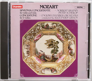 (CD) ※金レーベル Brainin, Schidlof, ECO 『Mozart : Sinfonia Concertante』 西独初期盤 CHAN 8315 CHANDOS モーツァルト 協奏交響曲