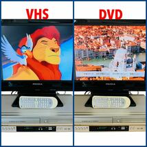 【整備完動品】 DXアンテナ (DX BROADTEC) プログレッシブ出力対応 VHS ビデオ一体型 DVDプレーヤー DV-140V_画像4