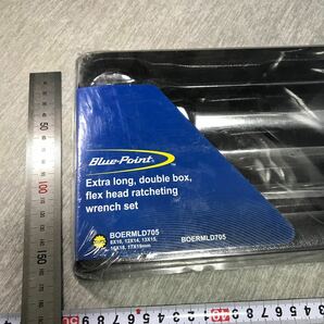 Snap-on スナップオン Blue-Point ブルーポイント エキストラロング フレックスギアレンチセット 5pc 8～19mm 型番BOERMLD705の画像2