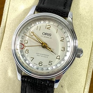 1円～ 精度良好 ORIS オリス ポインターデイト 17石 手巻き アンティーク メンズ 腕時計