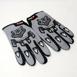 [ anonymity delivery ] for motorcycle mesh glove gray motorcycle bicycle ventilation eminent spring summer autumn man and woman use gloves men's lady's ash 