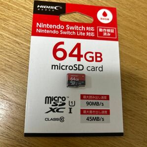 新品★HIDISC ゲーミング microSDXCカード 64GB 