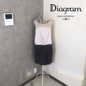 ダイアグラム 1度着用 ワンピース