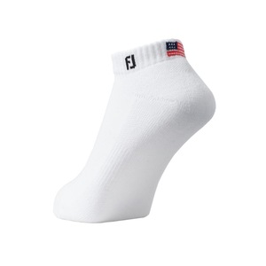 ★ Новый ★ Footjoy ★ FJSK1222US ★ Pro Dry Sports US Flag ★ Короткие носки ★ White ★ 2 пары Set ★ Подлинный японский ★ ★