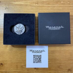 4-148 maserati FRAGMENT マセラッティフラグメント デザインノベルティ コラボデザイン ノベルティ 記念コイン 記念メダル ケース付き の画像2