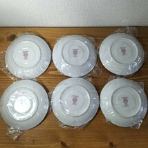 4-92 Noritake ノリタケ コーヒーカップ カップ ソーサーセット 6点セット コーヒー 紅茶 デミタスカップ 花柄 洋食器 金彩 白 ホワイト_画像6