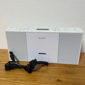 4-266 SONY ソニー パーソナルオーディオシステム ホワイト ZS-E30 CDデッキ 通電確認済の画像1
