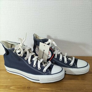 4-300 CONVERSE ALL STAR コンバース オールスター シューズ 靴 スニーカー ハイカット ネイビー 24cm の画像4