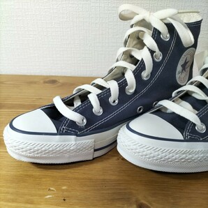 4-300 CONVERSE ALL STAR コンバース オールスター シューズ 靴 スニーカー ハイカット ネイビー 24cm の画像7