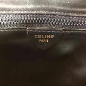 4-143 CELINE セリーヌ クラッチバッグ セカンドバッグ 黒 ブラック の画像10