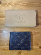 4-91 CHANEL LOUIS VUITTON シャネル ルイヴィトン 財布 長財布 二つ折り ウォレット ブランド おまとめ モノグラム ベージュ ブラウン_画像2