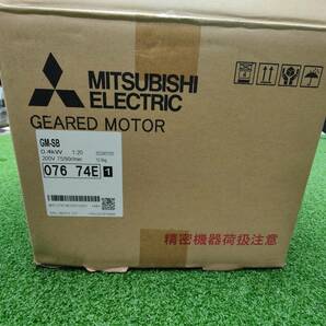 MITSUBISHI 三菱電機 GEARED MOTOR/ギアードモーター GM-SB 0.4Kw 1:20 200V 75/90r/min 10.8Kg 未使用品の画像5