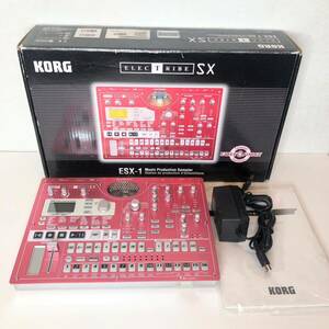 [ operation verification ending ]KORG elect Live sampler ESX-1 Korg drum machine present condition delivery 