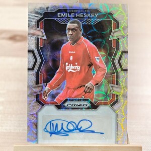 エミール・ヘスキー 2023-24 Panini Prizm Premier League Choice Emile Heskey Auto Liverpool 直筆サインカード