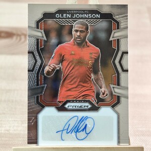 グレン・ジョンソン 2023-24 Panini Prizm Premier League Glen Johnson Auto Liverpool 直筆サインカード