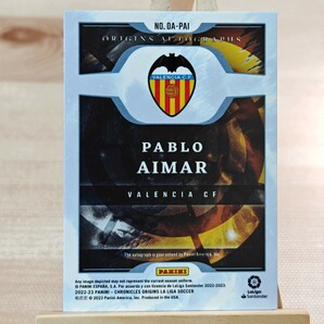 99枚限定 パブロ・アイマール 2022-23 Panini Chronicles Origins Pablo Aimar 43/99 Valencia 直筆サインカードの画像2