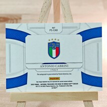 49枚限定 アントニオ・カブリーニ 2022 National Treasures World Cup Qatar Antonio CABRINI Peerless Auto 14/49 直筆サインカード_画像2