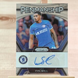 リーヴァイ・コルウィル 2023-24 Panini Prizm Premier League Levi Colwill Penmanship Auto Chelsea 直筆サインカード