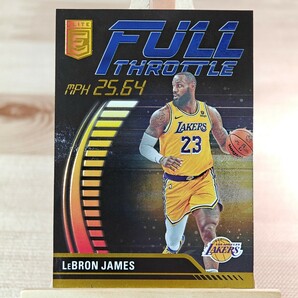 99枚限定 レブロン・ジェームズ 2023-24 Panini Donruss Elite LeBron James Full Throttle Die Cut Lakers 60/99の画像1