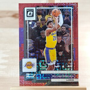 88枚限定 八村塁 2022-23 Panini Donruss Optic RUI HACHIMURA Red Choice 34/88 Lakersの画像1