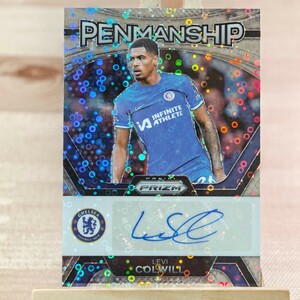 リーヴァイ・コルウィル 2023-24 Panini Prizm Premier League Breakaway Levi Colwill Penmanship Auto Chelsea 直筆サインカード