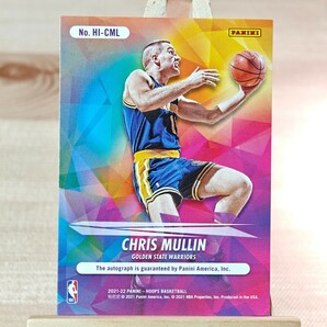 クリス・マリン 2021-22 Panini NBA Hoops Hoops Ink Chris Mullin Auto 直筆サインカードの画像2