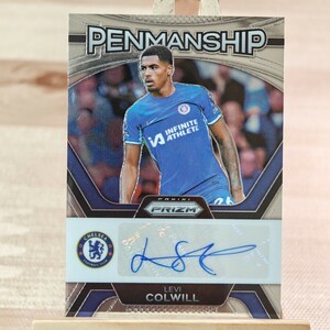 リーヴァイ・コルウィル 2023-24 Panini Prizm Premier League Levi Colwill Penmanship Auto Chelsea 直筆サインカード