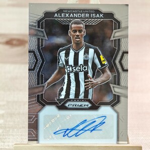 アレクサンデル・イサク 2023-24 Panini Prizm Premier League Alexander Isak Auto Newcastle United 直筆サインカードの画像1