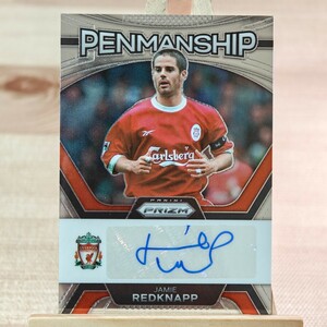 ジェイミー・レドナップ 2023-24 Panini Prizm Premier League Jamie Redknapp Auto Liverpool 直筆サインカード