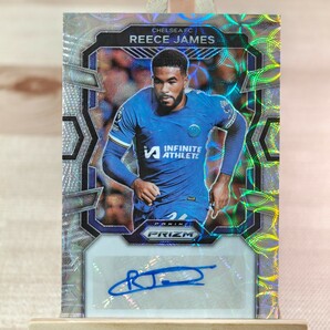 リース・ジェームズ 2023-24 Panini Prizm Premier League Choice Reece James Auto Chelsea 直筆サインカードの画像1