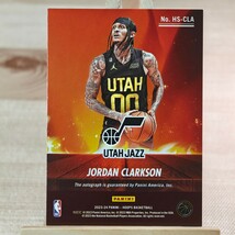 ジョーダン・クラークソン 2023-24 Panini Hoops Basketball Hot Signatures Jordan Clarkson 直筆サインカード ユタ・ジャズ_画像2