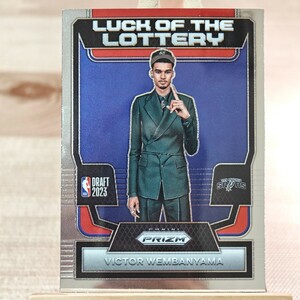 ビクター・ウェンバンヤマ 2023-24 Panini Prizm Victor Wembanyama Luck Of The Lottery Rookie RC サンアントニオ・スパーズ