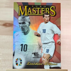 75枚限定 ジネディーヌ・ジダン 2023-24 Topps Finest Road To UEFA Euro Zinedine Zidane Rose Gold 04/75 Masters France