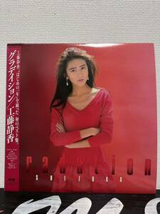 ※1988JPN国内オリジナル【帯付きレコード】工藤静香 gradation グラデイジョン best ベスト 和モノ シティポップ