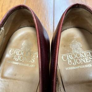 クロケット＆ジョーンズ ボストン2 6.5E CROCKETT&JONES BOSTON2 バーガンディの画像6