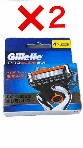 【新品未開封･正規品】Gillet PROGLIDE ジレット プログライド5＋1 替刃4個×2 計8個