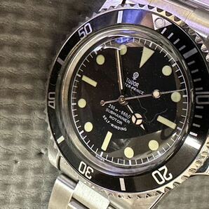 TUDOR ビンテージ 小薔薇サブマリーナ OH済み ！インナーサークル有り 7016/0 自動巻 カスタム美品の画像3