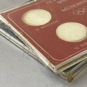 1972年 ドイツ ミュンヘンオリンピック 銀貨 10マルク 4枚×2セット 五輪 記念コイン 硬貨③の画像10