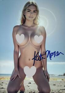  Kate *ap ton autograph autograph go in photograph [ size approximately 13cm×18cm] model, woman super 