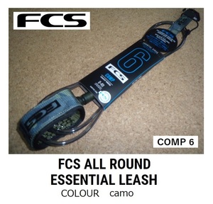  free shipping FCS COMP Leash 6ft CAMO