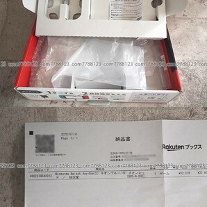 中古◎Nintendo switch◎新型 バッテリー強化版 任天堂 正規品 本体 セット 楽天ブックス購入 正規品 有線LANアダプター おまけ付の画像10