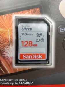 新品未開封 SanDisk サンディスク SDXC SDカード128GB 140MB Ultra UHS-I