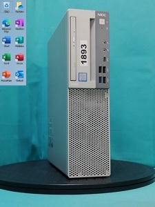 初期保証 Windows11正規対応！オフィス付 Core i7-8700 16GB SSD512GB Quadro P400 DVD WiFi NEC Mate A-1893
