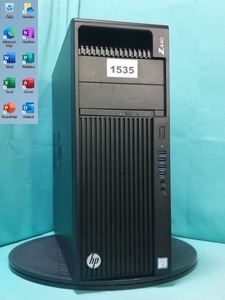 初期保証 オフィス付ゲーミングPC GTX1080-8G Xeon E5-1650v4（i7-9700T相当）32GB M.2 SSD1TB DVD WiFi Win11 HP Z440 A-1535